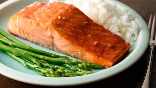 foreman grilled salmon