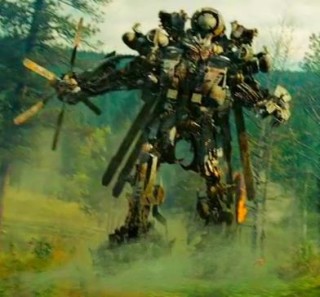 grindor transformer in forest