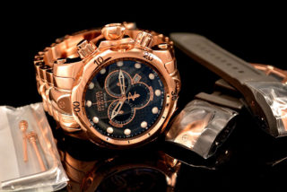 invicta venom gold watch