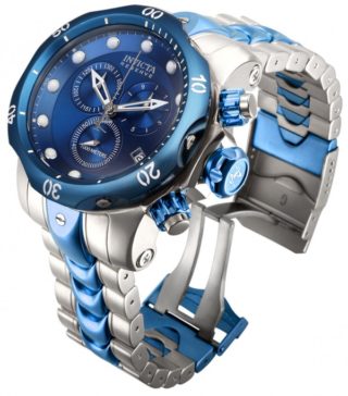 Blue and silver Invicta watch for men