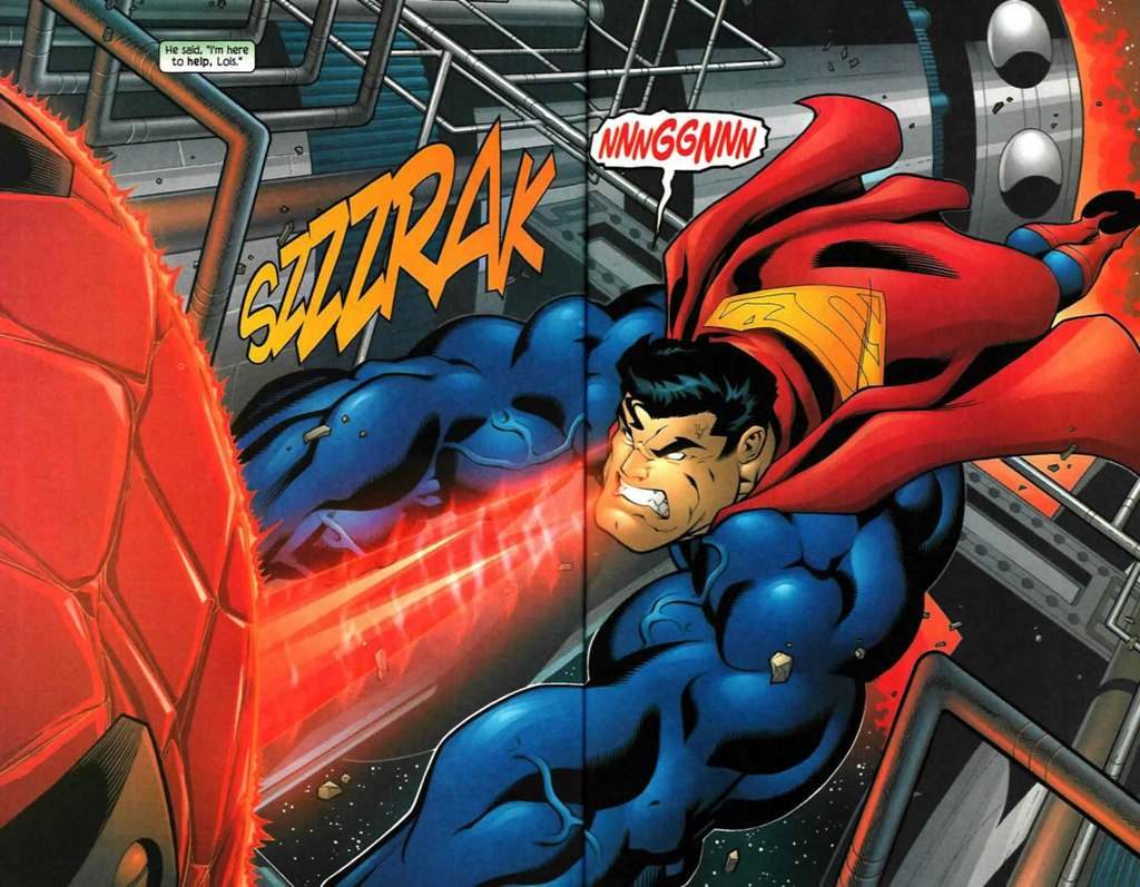 superman heat vision blast