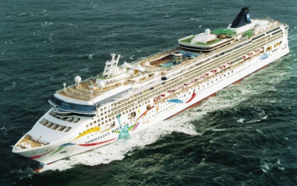 Norwegian cruise line ship dawn